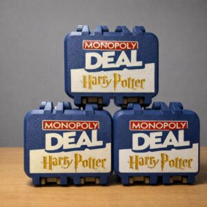 Monopoly Deal Harry Potter Card Storage Box - 3D Printed Travel Case by KcPrintWorks, main product photo