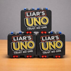 Liar’s UNO Card Holder Stand - 3D Printed Game Organizer by KcPrintWorks, main product photo