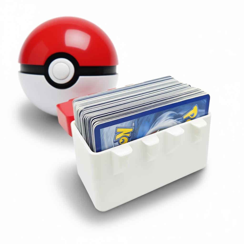 Pokémon Deck Organizer - 3D Printed Case for 100–110 Cards by KcPrintWorks, storage detail