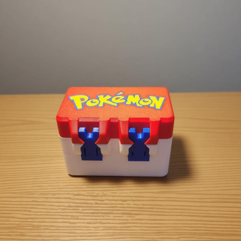 Pokémon Deck Organizer - 3D Printed Case for 100–110 Cards by KcPrintWorks, game night setup