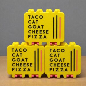 Taco Cat Goat Cheese Pizza Card Game Box - 3D Printed Organizer by KcPrintWorks, main product photo