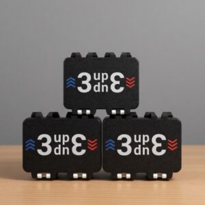 3 Up 3 Down Card Game Box - 3D Printed Travel Case by KcPrintWorks, main product photo