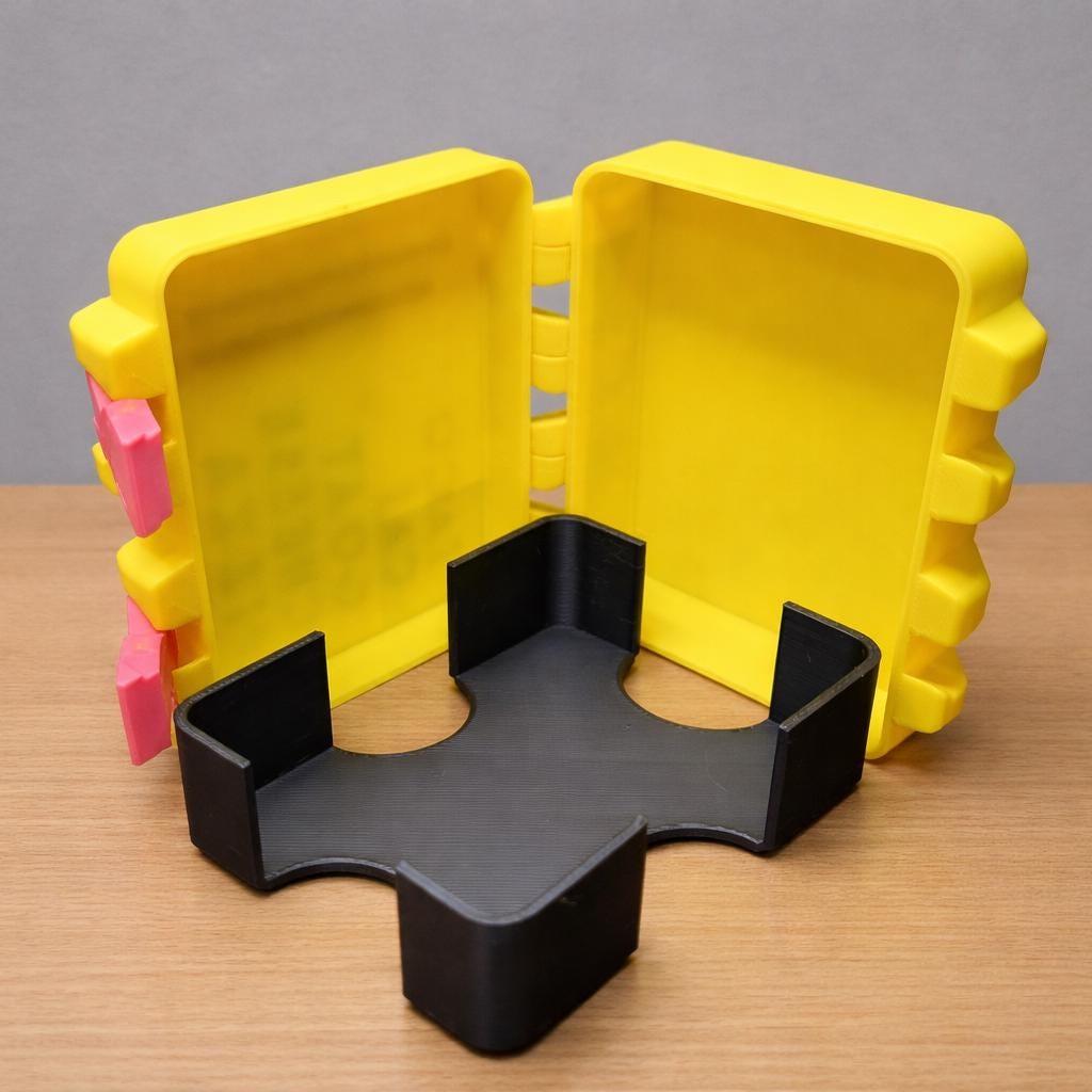 Taco Cat Goat Cheese Pizza Card Game Box - 3D Printed Organizer by KcPrintWorks, side view
