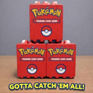Pokémon 200-Card Storage Box - 3D Printed Trading Card Deck Case by KcPrintWorks, main product photo