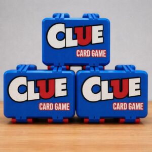 Clue Card Game Storage Case | Compact Travel Organizer, Board Game Accessory