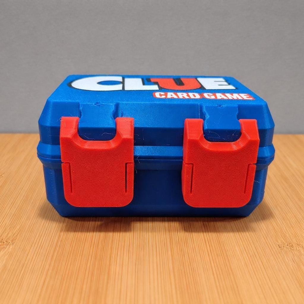 Clue Card Game Storage Case | Compact Travel Organizer, Board Game Accessory - Image 2