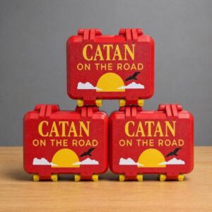 Catan On The Road Travel Case by KcPrintWorks, main product photo