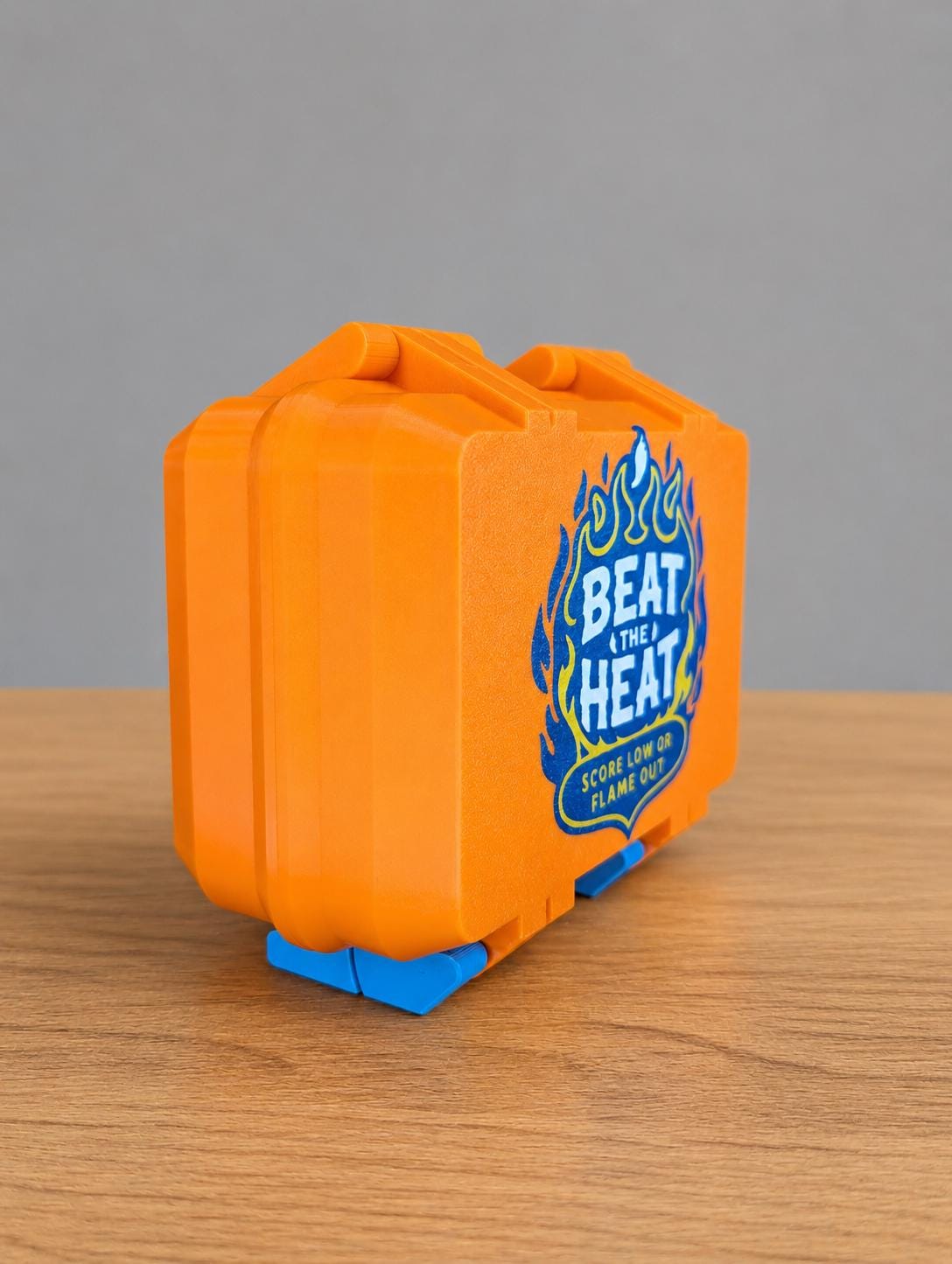 Beat The Heat card organizer by KcPrintWorks, side view