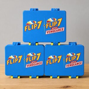 Flip 7 & Flip 7 Vengeance Combo Box | 3D Printed Card Game Storage Organizer