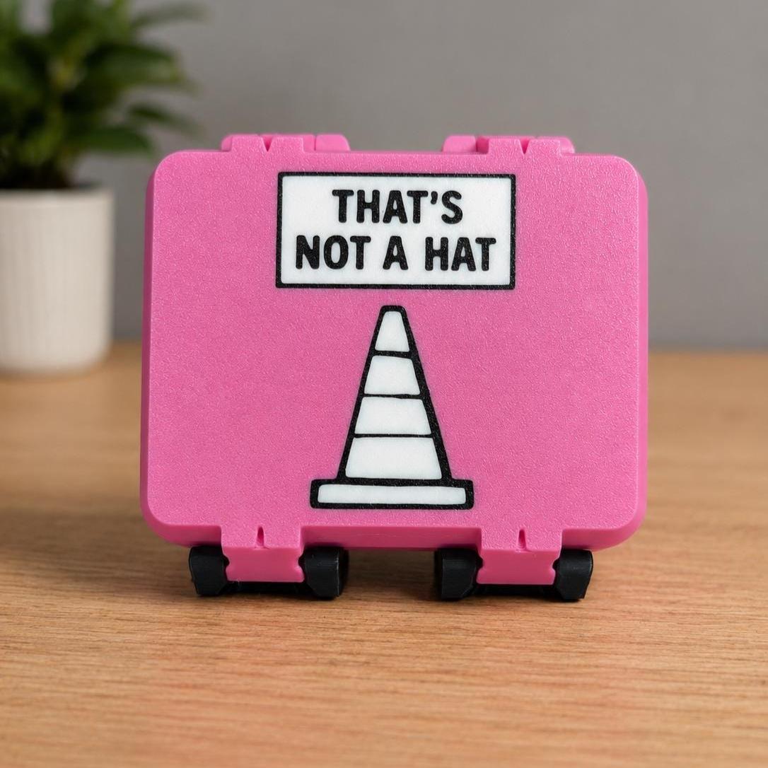 Thats Not a Hat Card Game Case | 3D Printed Travel Organizer, Card Holder - Image 2