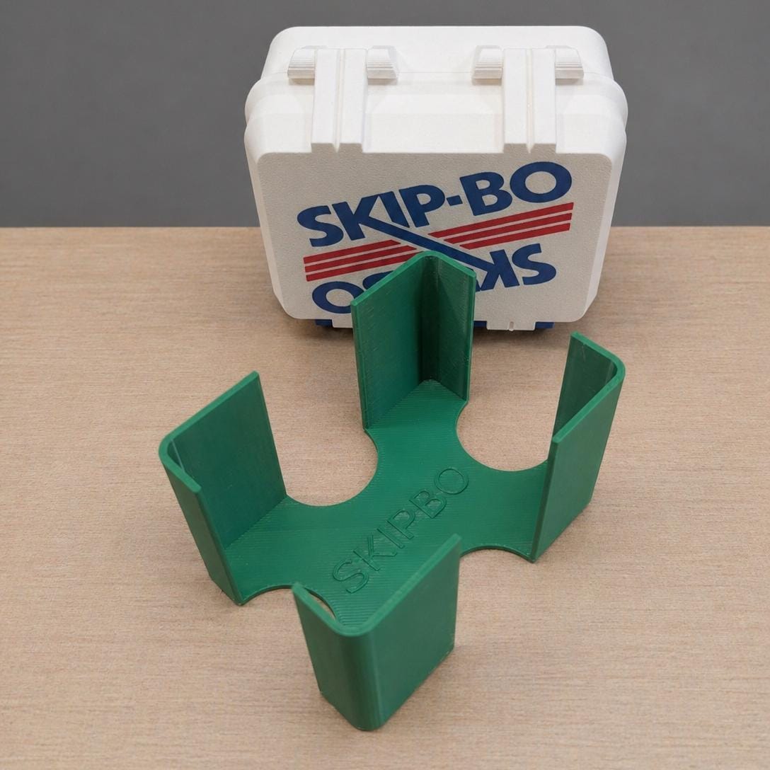 Vintage Skip-Bo Logo Card Game Storage Case | Travel Friendly